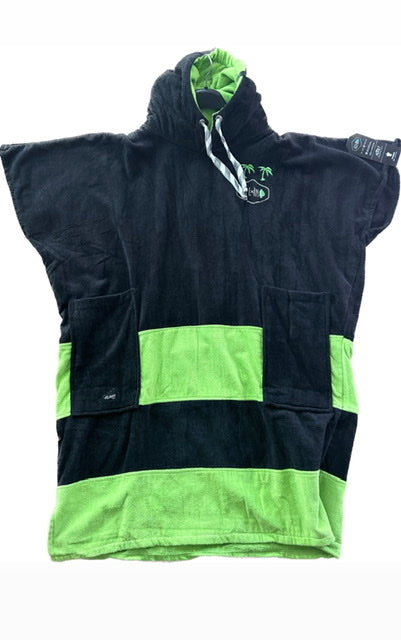 ALL IN PONCHO BLACK/GREEN