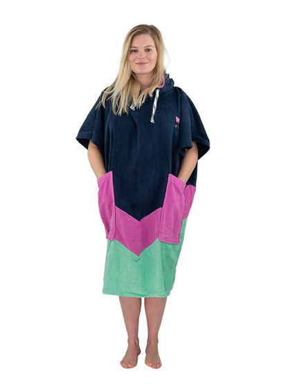ALL IN PONCHO GREY BLUE/PARMA